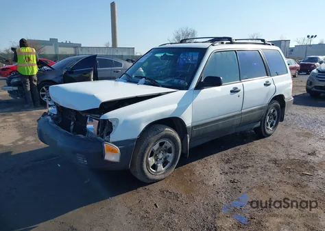 2000 Subaru Forester L из США, поврежденный, VIN JF1SF6356YH701744